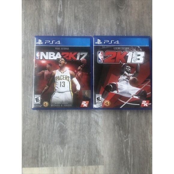 NBA 2K17 And NBA 2K18 Legend Edition Sony PlayStat - Picture 1 of 7